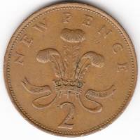 () Монета Великобритания 1980 год   ""   Серебрение  VF